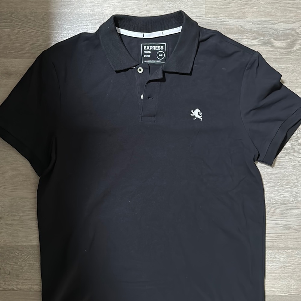 Express black polo